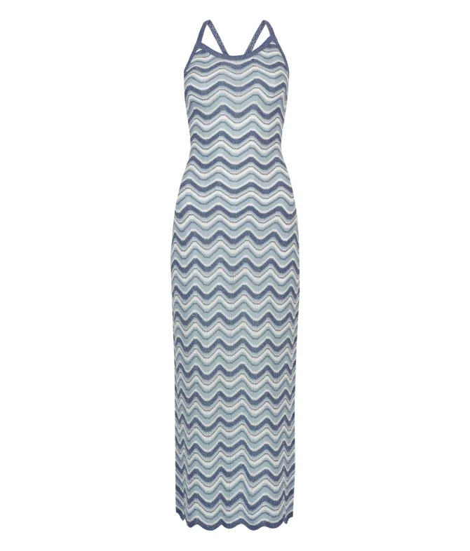Abito chevron lamé