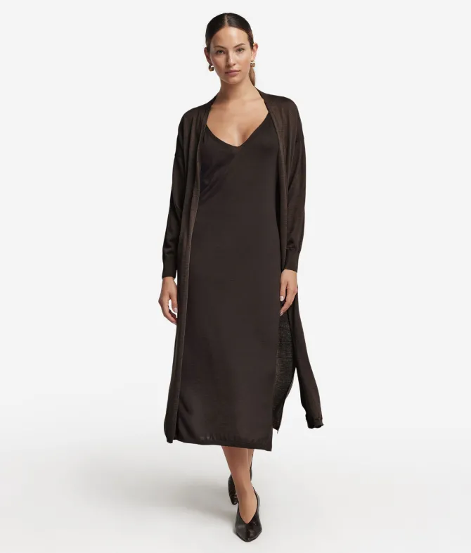 Abito sottoveste in Cashmere Ultrafine