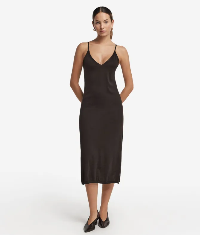 Abito sottoveste in Cashmere Ultrafine