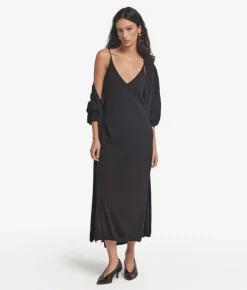 Abito sottoveste in Cashmere Ultrafine