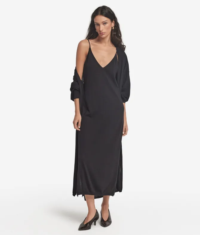 Abito sottoveste in Cashmere Ultrafine