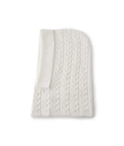 Balaclava con intreccio in Cashmere Ultrasoft