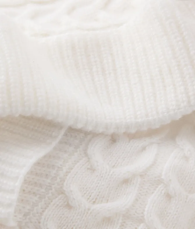 Balaclava con intreccio in Cashmere Ultrasoft