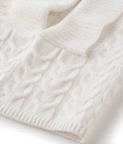Balaclava con intreccio in Cashmere Ultrasoft