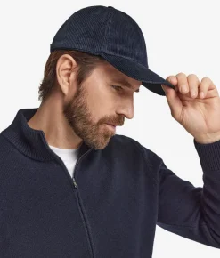 Baseball in velluto di cotone con interno in cashmere