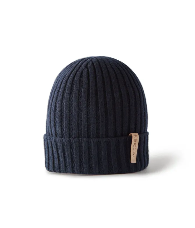 Berretto a coste in Cashmere Ultrasoft