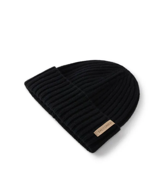 Berretto a coste in Cashmere Ultrasoft