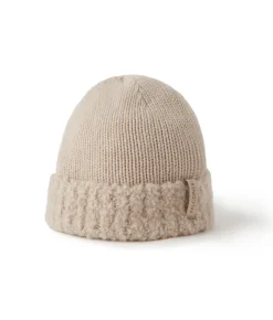 Berretto in Cashmere Ultrasoft e bouclè