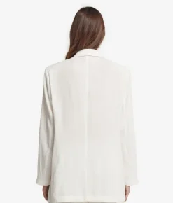 Blazer in lino viscosa