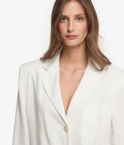 Blazer in lino viscosa