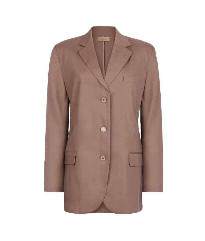 Blazer in lino viscosa
