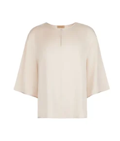 Blusa in raso opaco