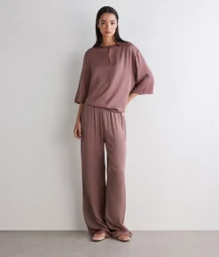 Blusa in raso opaco