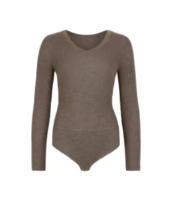 Body a costina in Cashmere Ultrafine