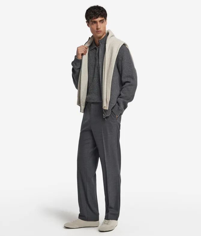 Bomber reversibile in Cashmere Ultrasoft