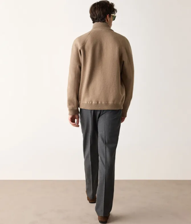 Bomber reversibile in Cashmere Ultrasoft