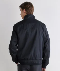 Bomber tecnico in cotone cashmere