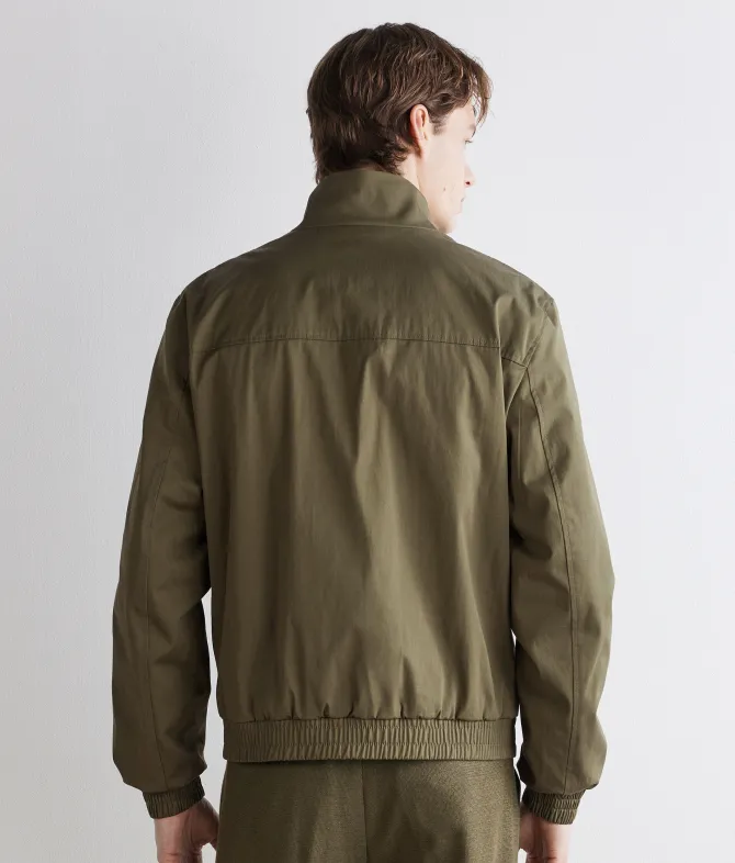 Bomber tecnico in cotone cashmere