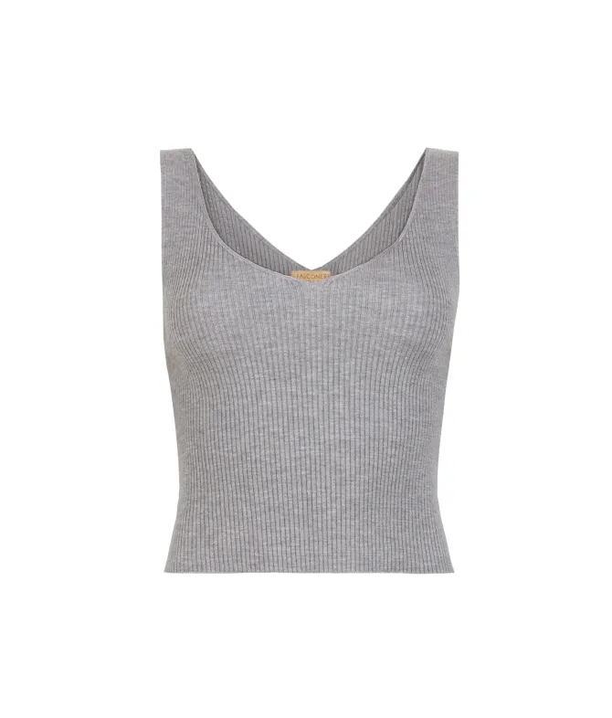 Bralette yoga in cashmere