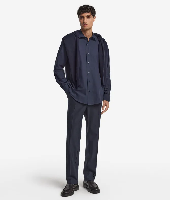 Camicia in cotone cashmere