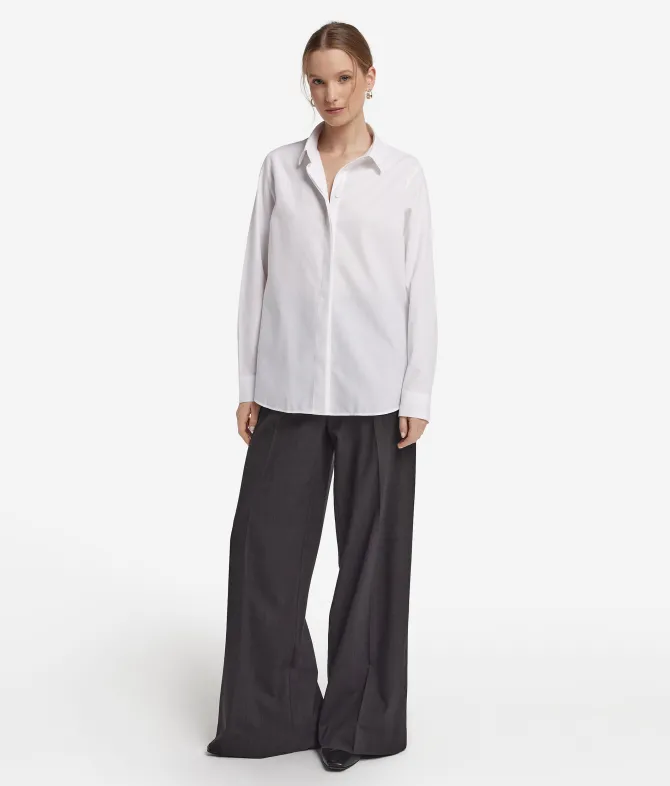 Camicia in cotone cashmere