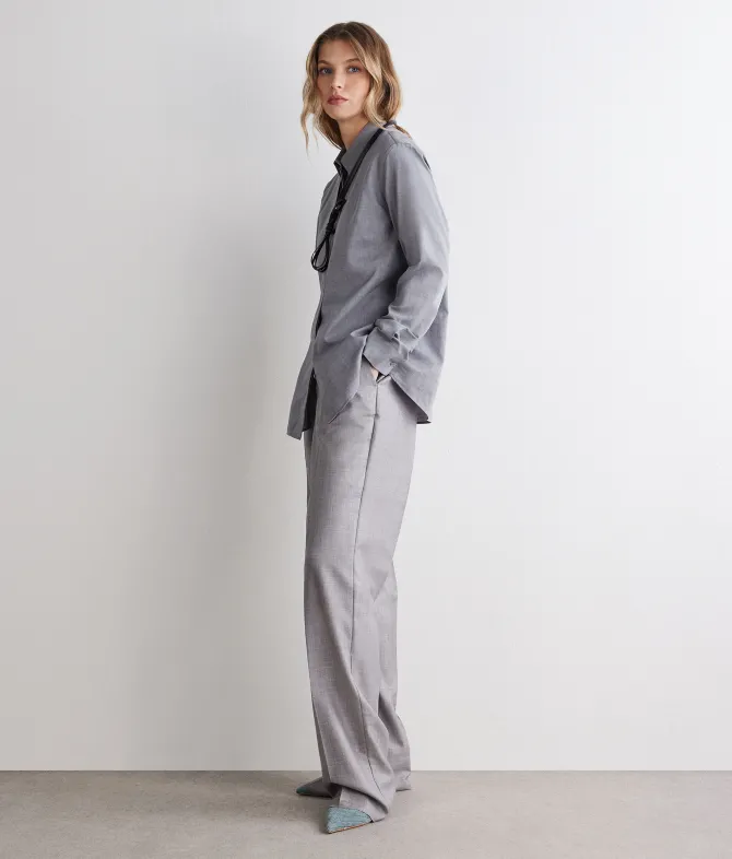 Camicia in cotone cashmere