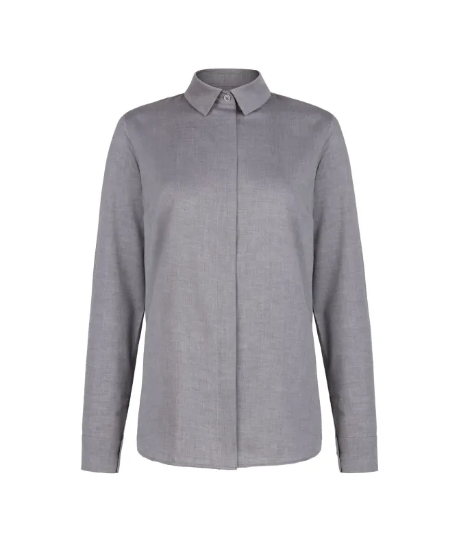 Camicia in cotone cashmere