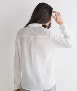 Camicia in seta con colletto