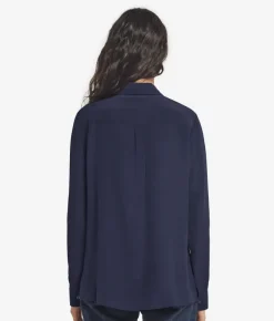 Camicia in seta con colletto