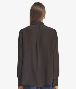 Camicia in seta con colletto