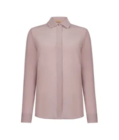 Camicia in seta con colletto