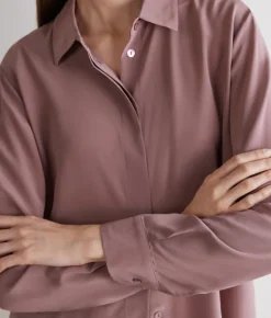 Camicia in seta con colletto