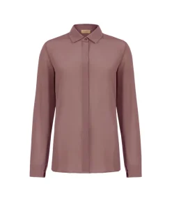 Camicia in seta con colletto