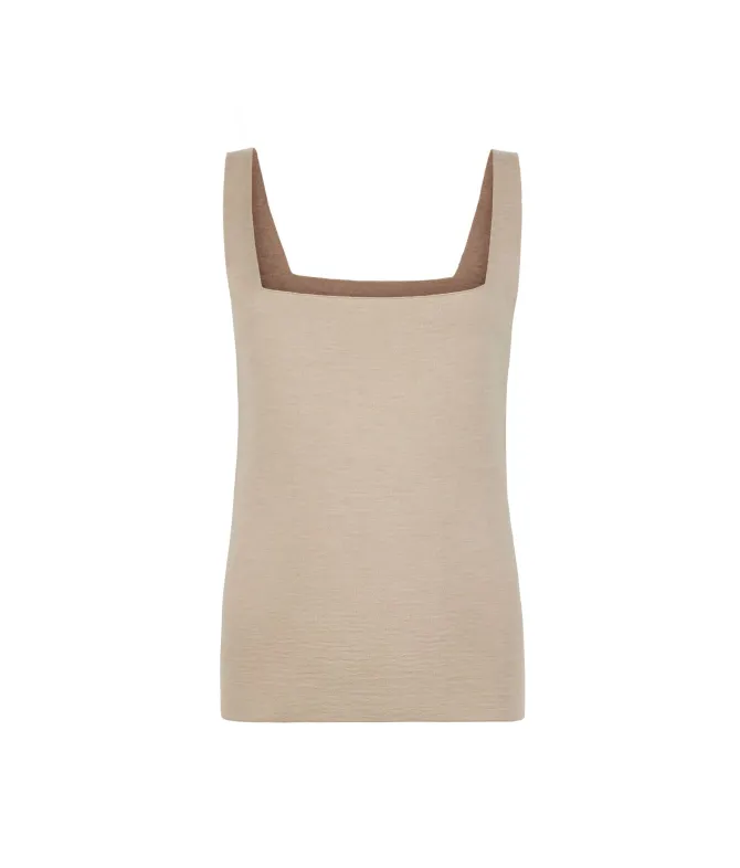 Canotta reversibile in Cashmere Ultrafine