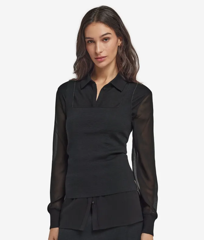 Canotta reversibile in Cashmere Ultrafine