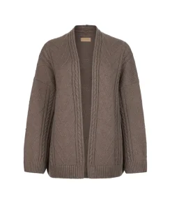 Cappa con lavorazione a trecce in Cashmere Ultrasoft