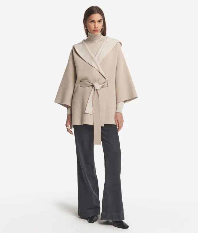 Cappa reversibile in Cashmere Ultrasoft