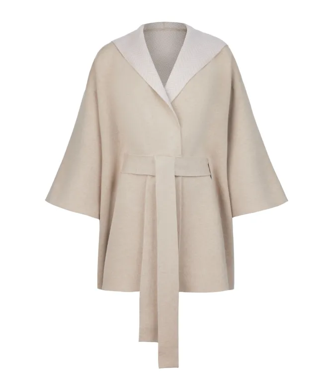 Cappa reversibile in Cashmere Ultrasoft