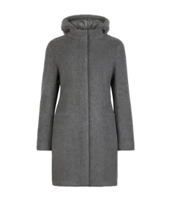 Cappotto con cappuccio in cashmere