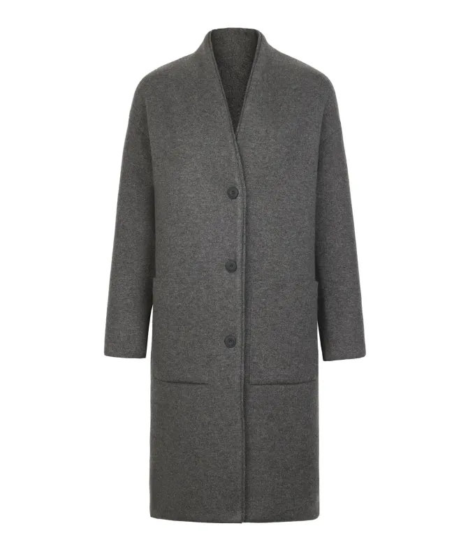 Cappotto reversibile in cashmere