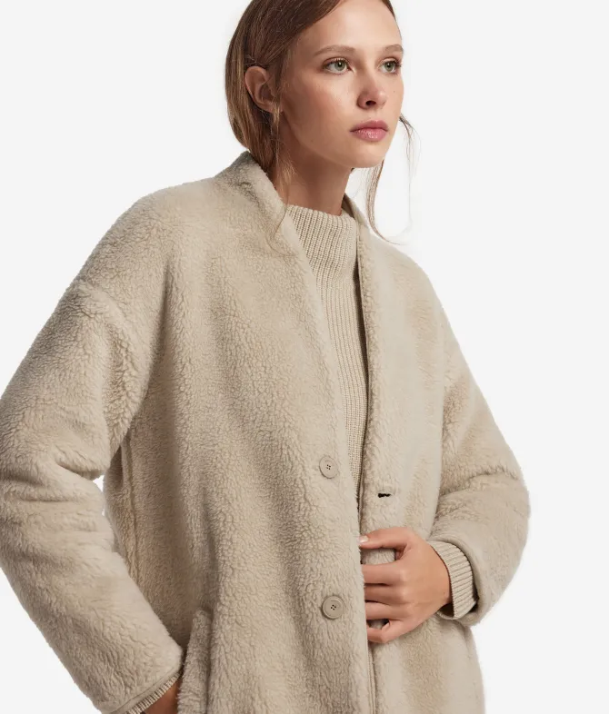 Cappotto reversibile in cashmere