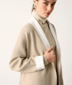Cappotto reversibile in cashmere