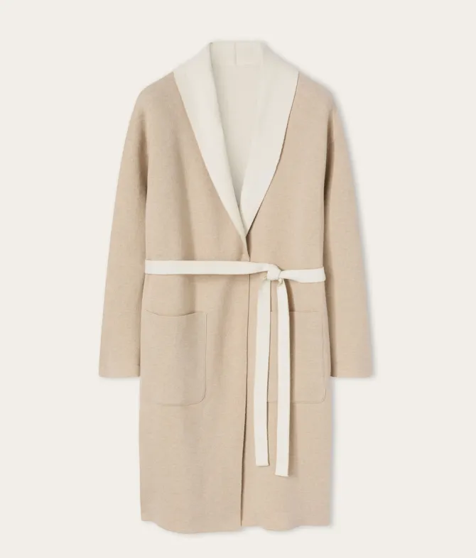 Cappotto reversibile in cashmere