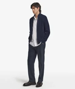 Cardigan a coste in Cashmere Ultrasoft