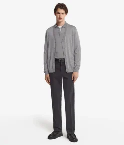 Cardigan con bottoni in Cashmere Ultrafine