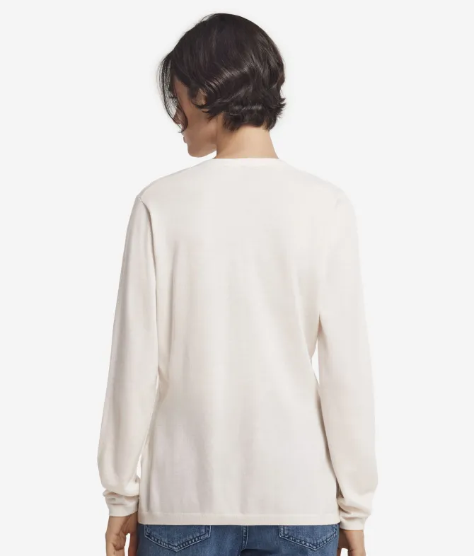 Cardigan con scollo a V in Cashmere Ultrafine