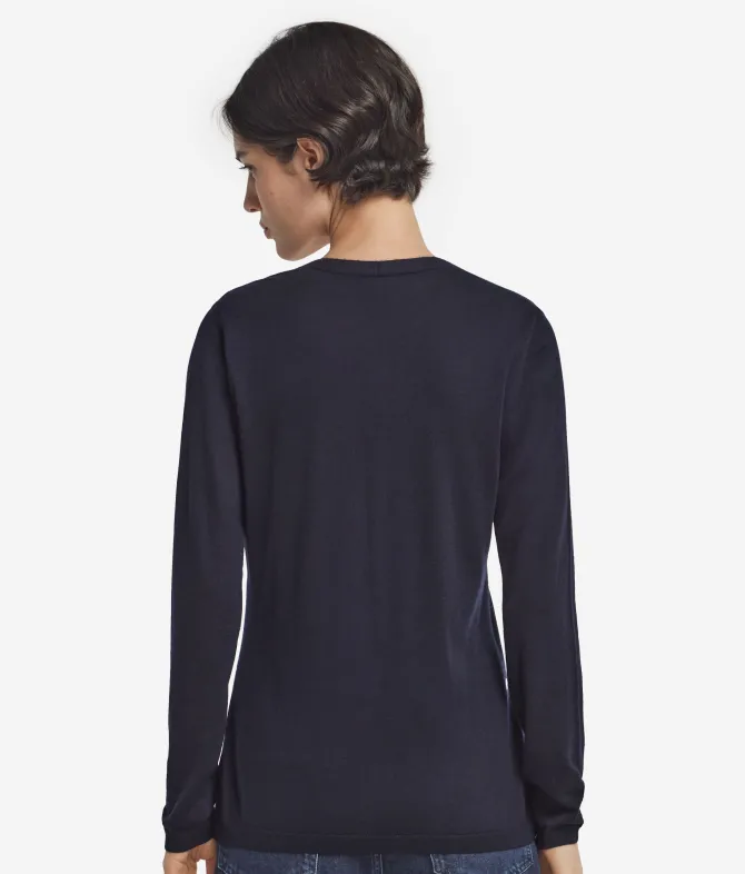 Cardigan con scollo a V in Cashmere Ultrafine