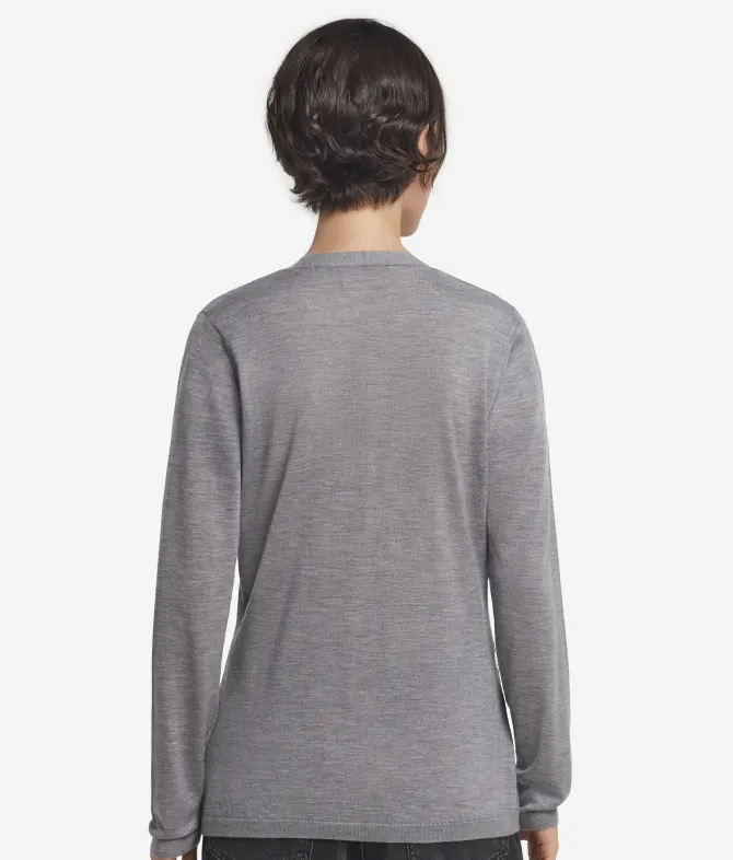 Cardigan con scollo a V in Cashmere Ultrafine