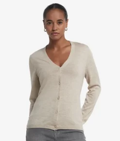 Cardigan con scollo a V in Cashmere Ultrafine