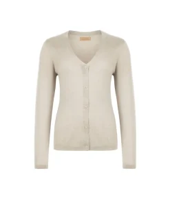 Cardigan con scollo a V in Cashmere Ultrafine